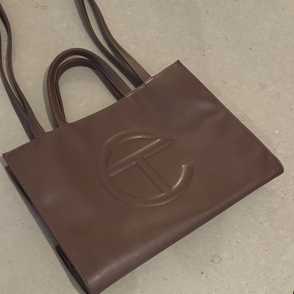 Telfar Chocolate Medium Shopping Bag